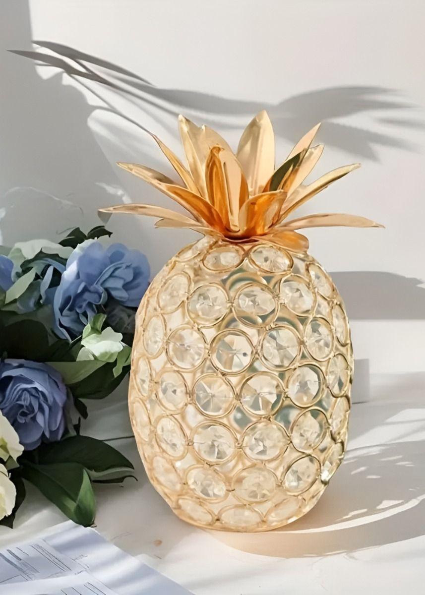 Figura Decorativa Adorno Piña Centro Mesa Elegante Jhn-5