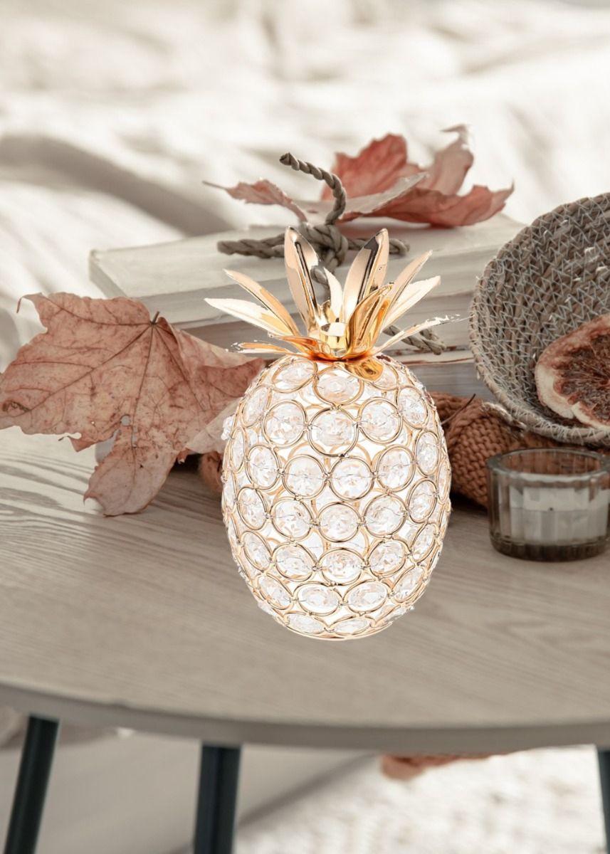 Figura Decorativa Adorno Piña Centro Mesa Elegante Jhn-6
