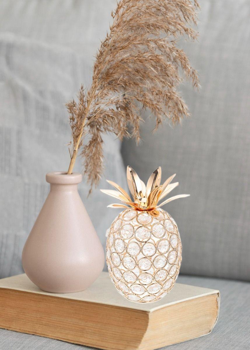 Figura Decorativa Adorno Piña Centro Mesa Elegante Jhn-9