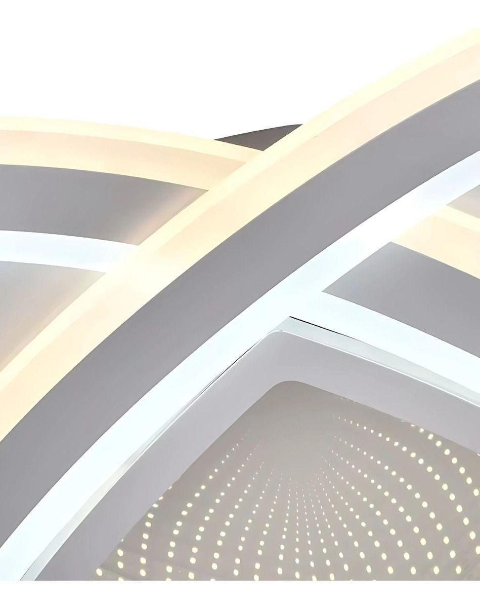 Lámpara Techo Decorativa LED Óvalos Efecto 3D Jhn-2