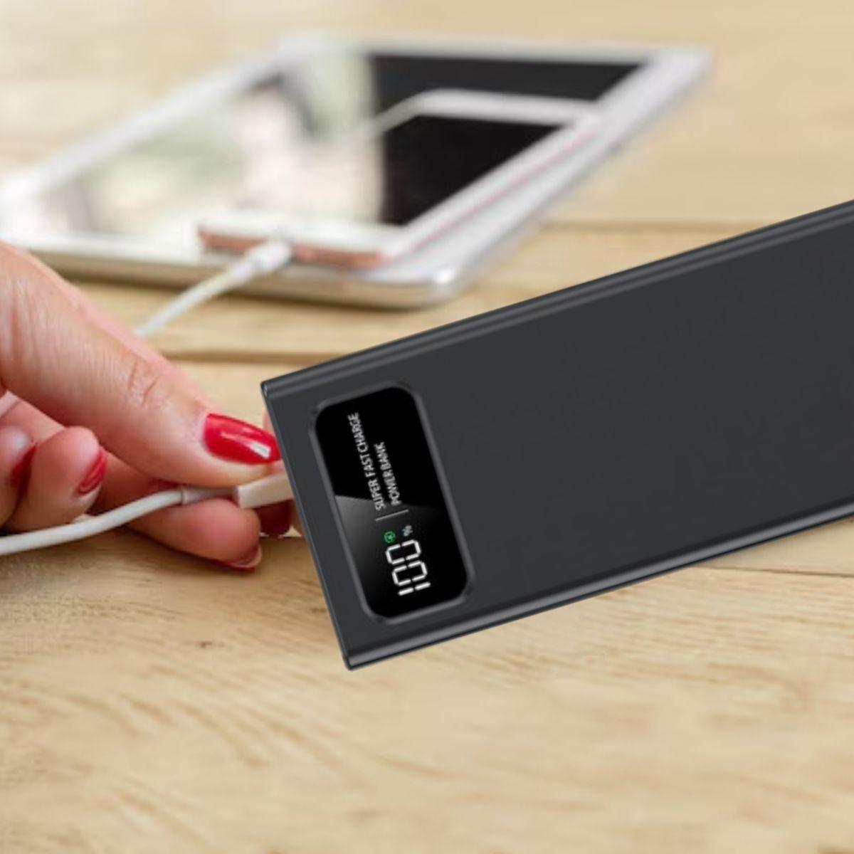 Cargador Portátil Power Bank Carga Rápida Pantalla LED Jhn-3