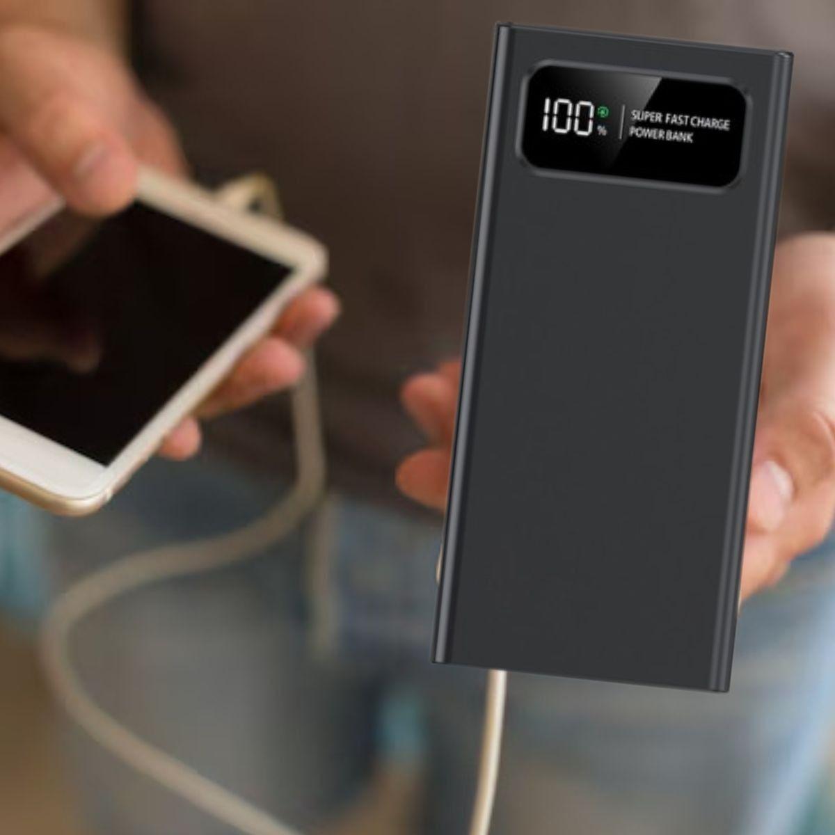 Cargador Portátil Power Bank Carga Rápida Pantalla LED Jhn-4
