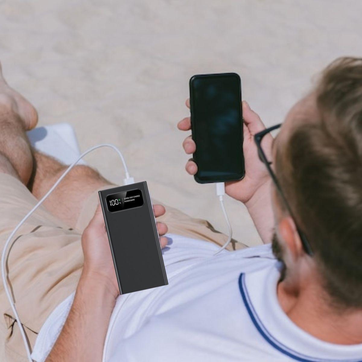 Cargador Portátil Power Bank Carga Rápida Pantalla LED Jhn-7