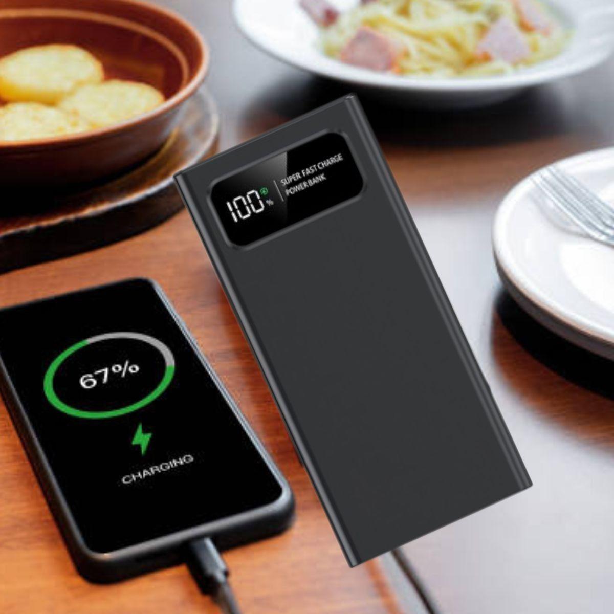 Cargador Portátil Power Bank Carga Rápida Pantalla LED Jhn-8