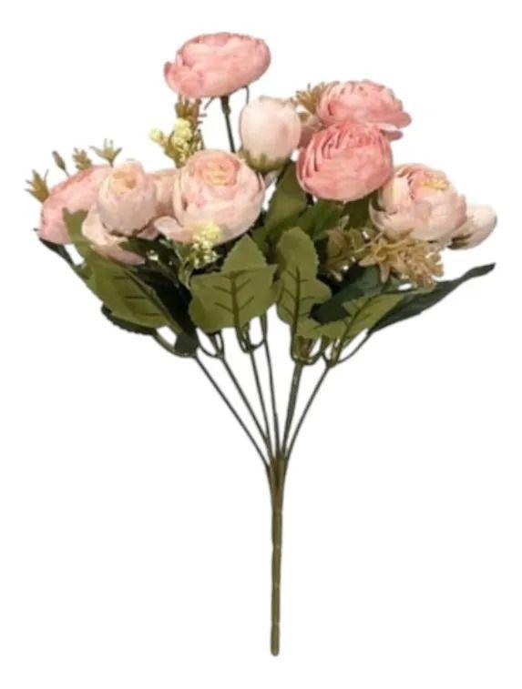 Set 2 Ramo Decorativo Flores Artificiales Adorno Floral Jhn-0