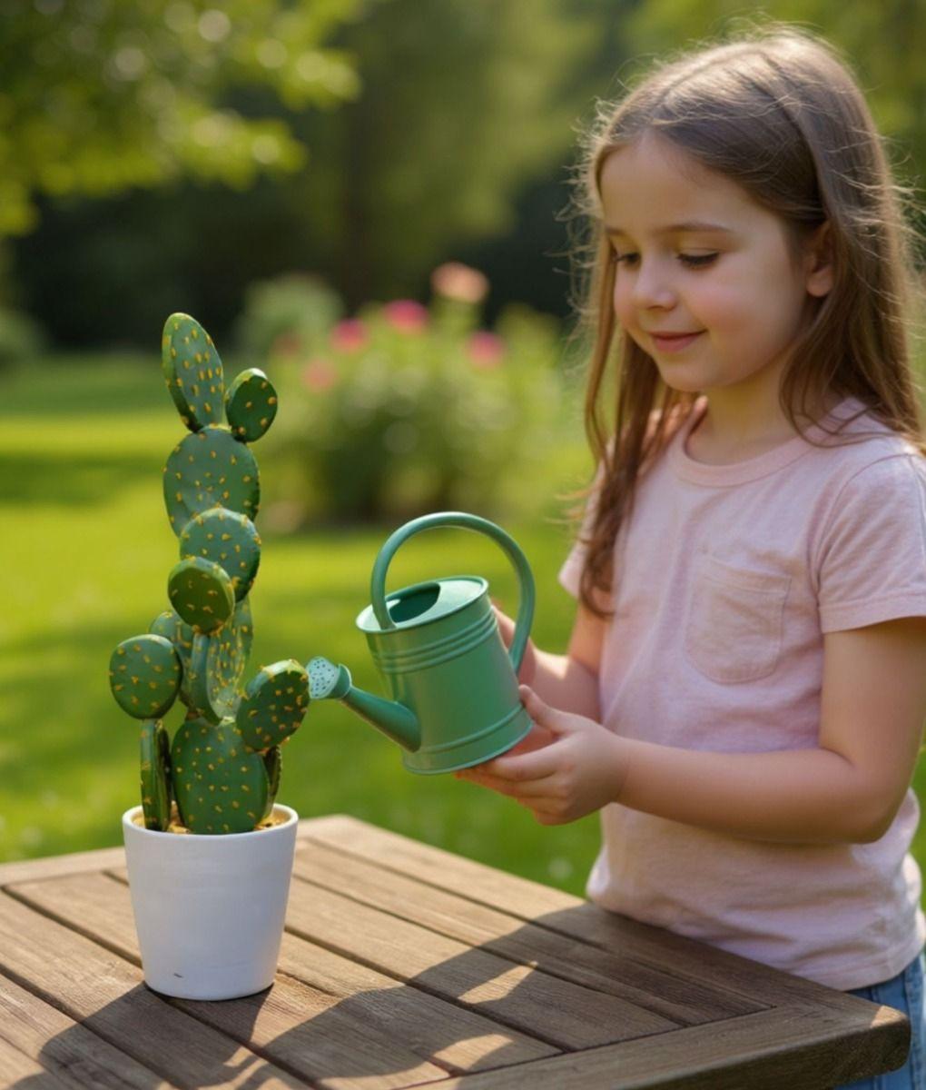 Planta Artificial Decorativa Cactus Opuntia Realista Jhn-4