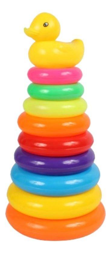 SET 2 JUEGUETE DESARROLLO TORRE BOLAS RODANTES BEBES LAU-0