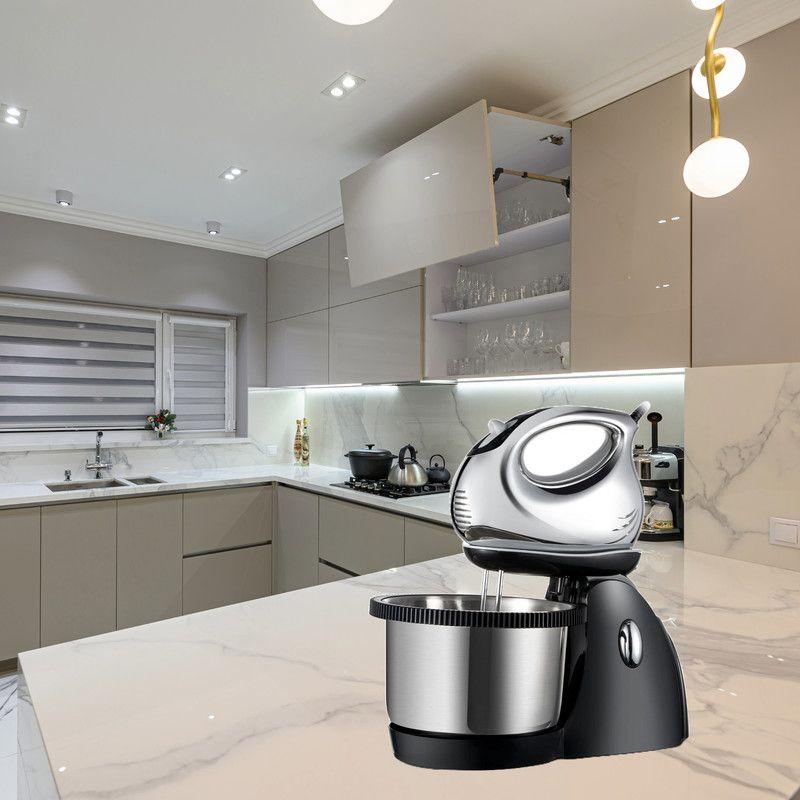 Batidora Pedestal Mezcladora 2.5 LTS Acero Cocina Lau-4