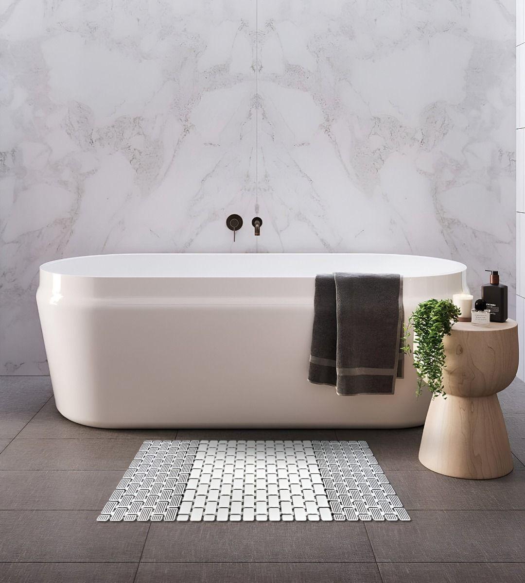 Alfombra Baño Ducha Antideslizante Agujeros Drenaje Jhn-3
