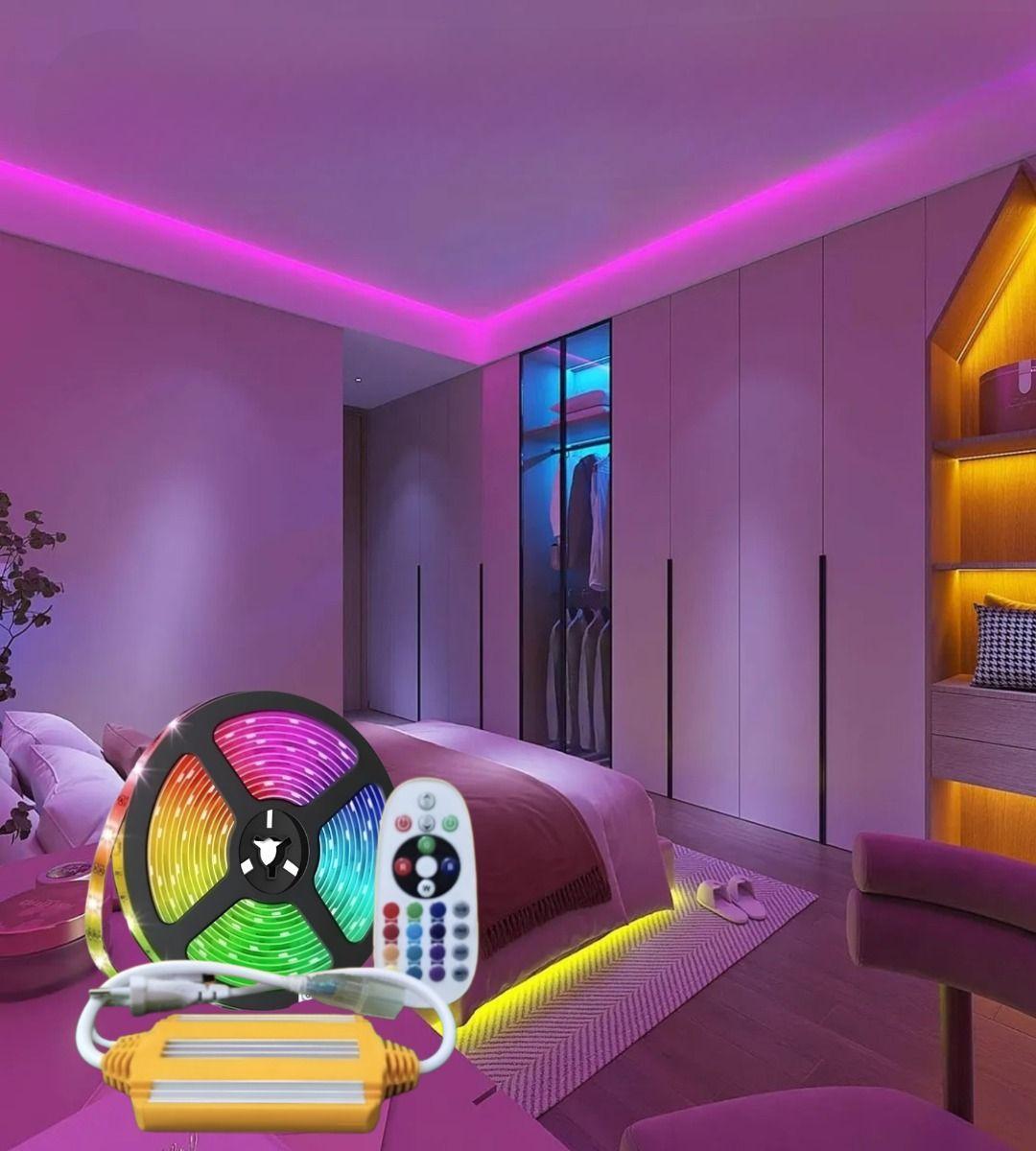 Controlador Iluminador LED RGB Manguera Control Remoto Jhn-6