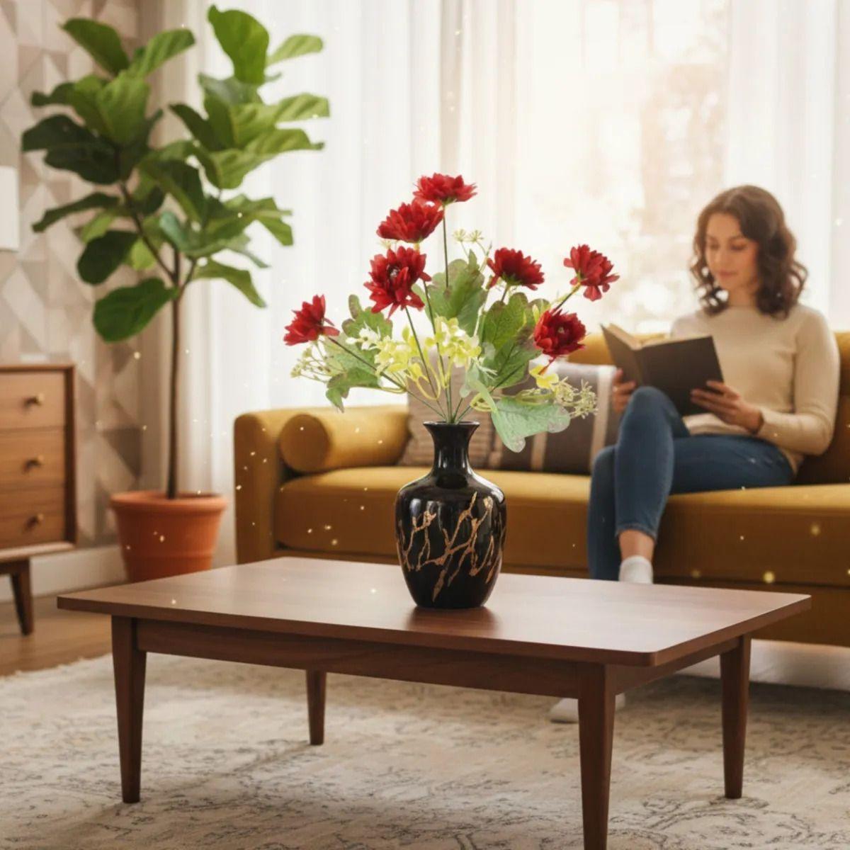 Set 4 Ramo Floral Silvestre Artificial Estilo Natural Jhn-5