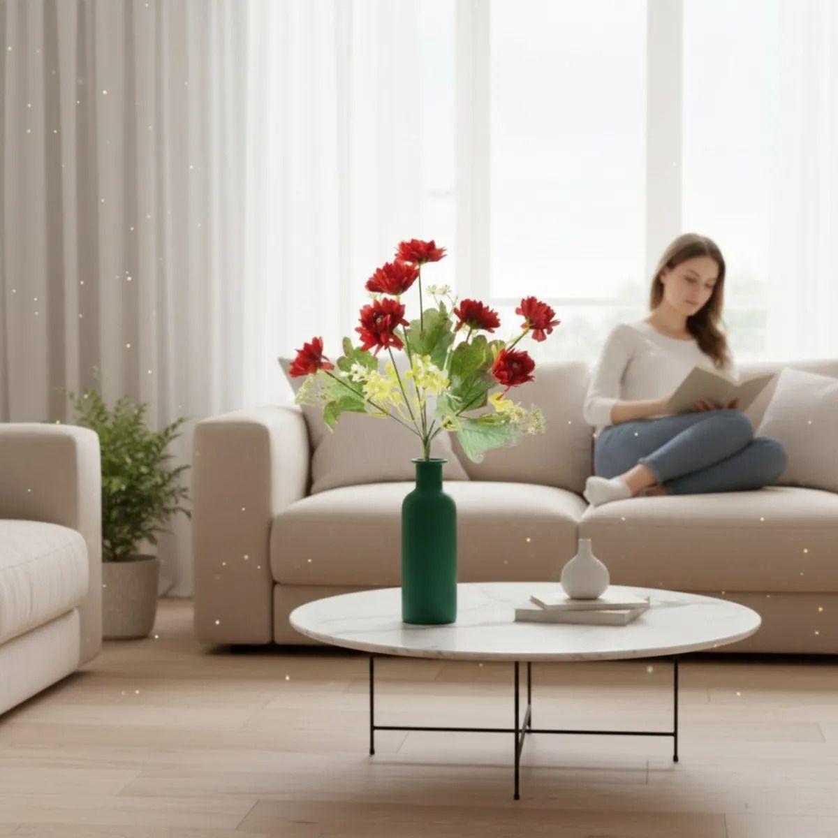 Set 4 Ramo Floral Silvestre Artificial Estilo Natural Jhn-6