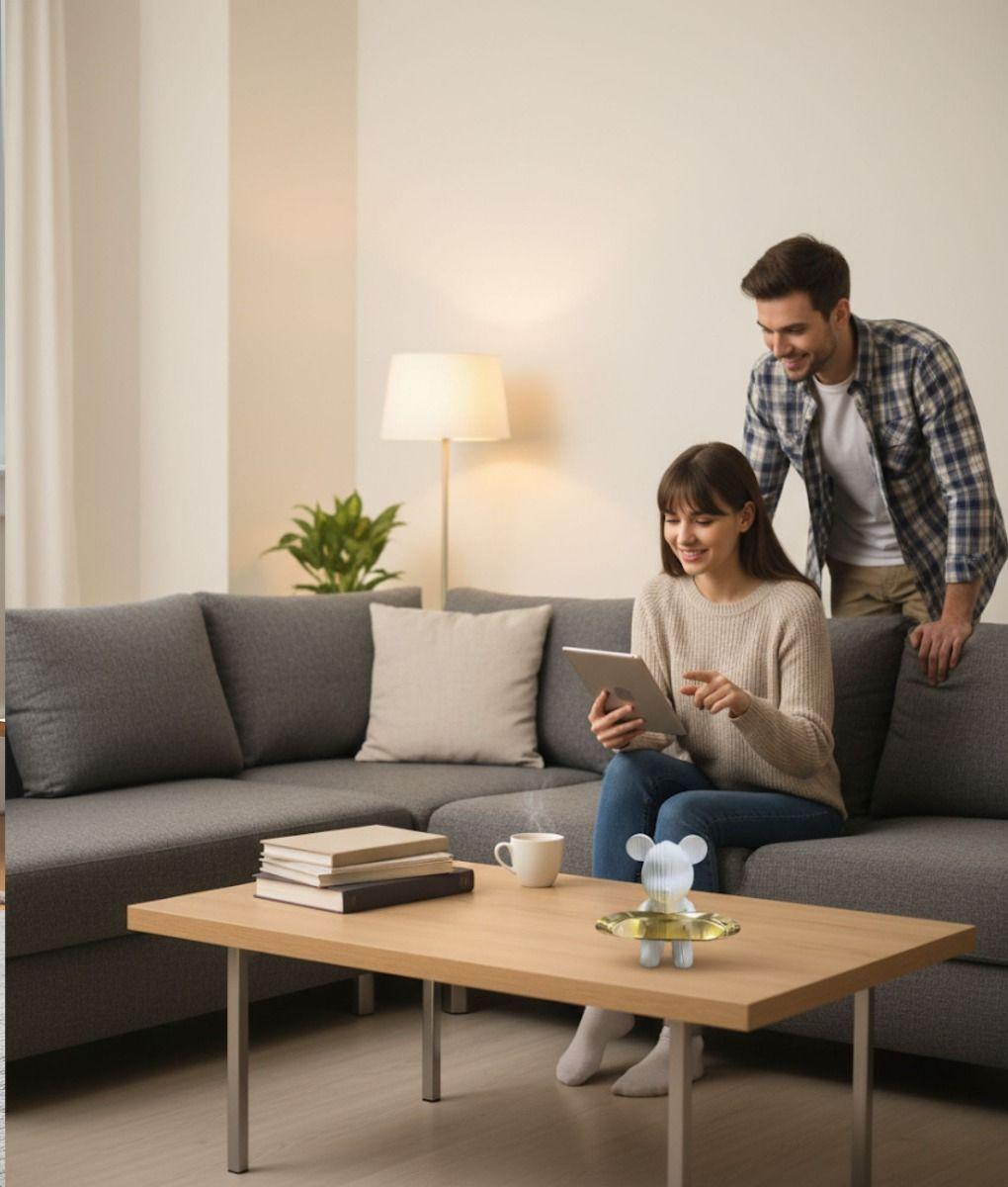 Figura Decorativa Oso Moderna Elegante Adorno Hogar Jhn-5