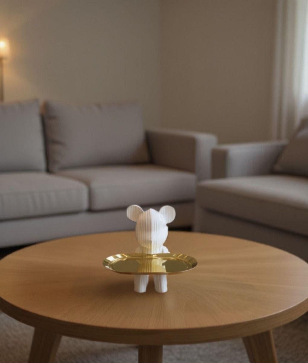 Figura Decorativa Oso Moderna Elegante Adorno Hogar Jhn-8