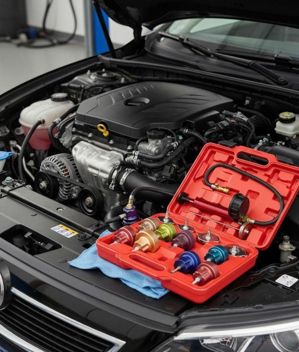 Kit Refrigeración Medidor Diagnóstico Fugas Auto Jhn-8