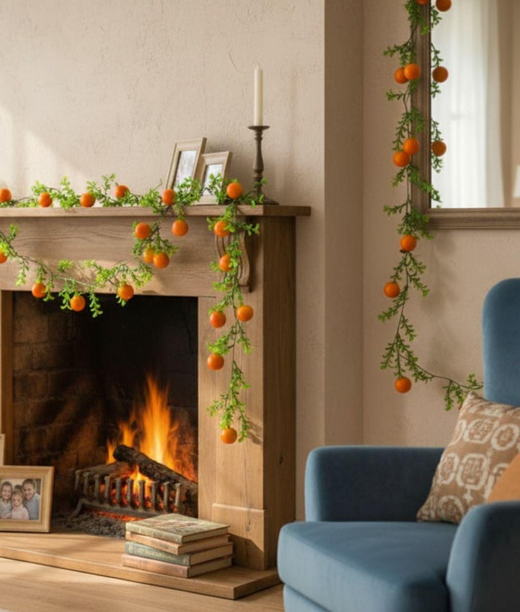 Set 3 Flores Artificiales Guirnalda Enredadera Frutal Jhn-6