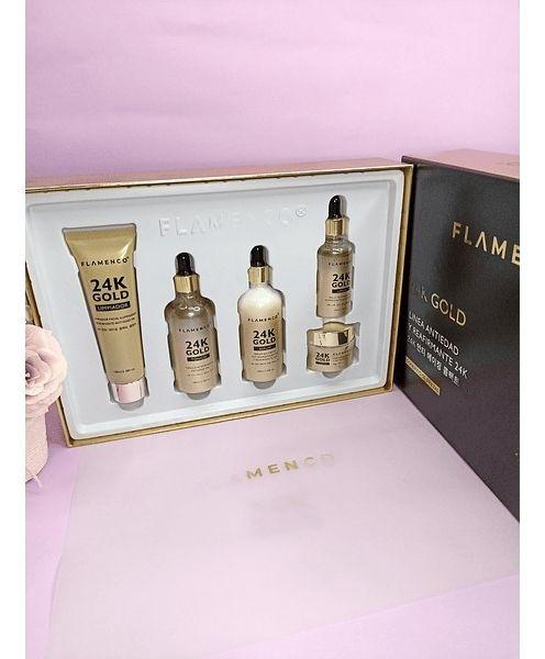 Set 24k Gold Anti Edad Kit SkinCare Línea 24K Gold Jhn-3
