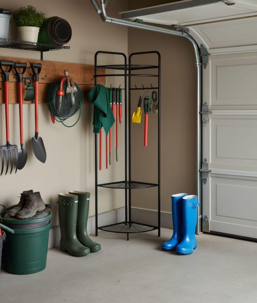 Perchero Organizador Multifuncional Vertical Esquinero Jhn-5