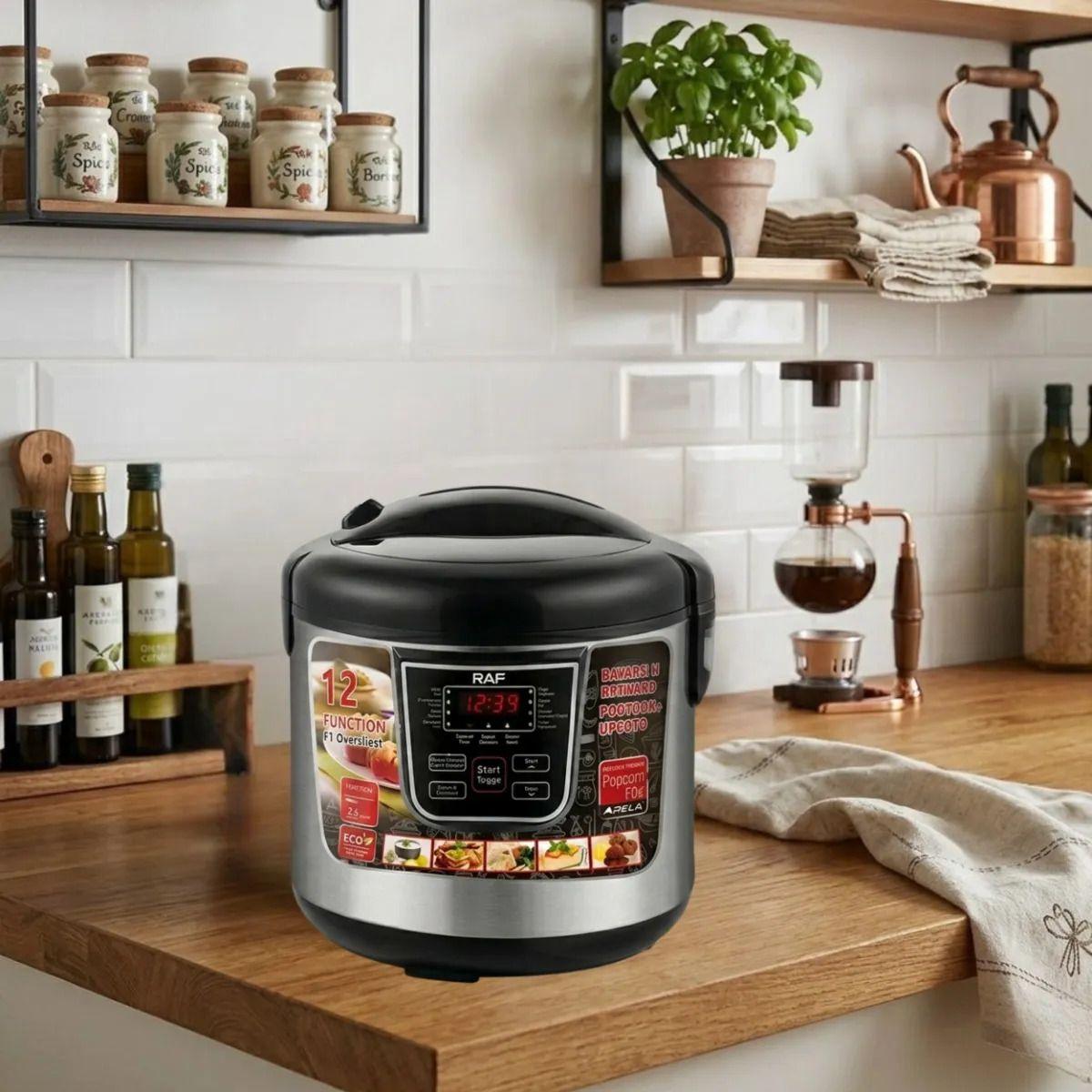 Olla Inteligente Multifuncional Cocina Pantalla Led ALJ-6