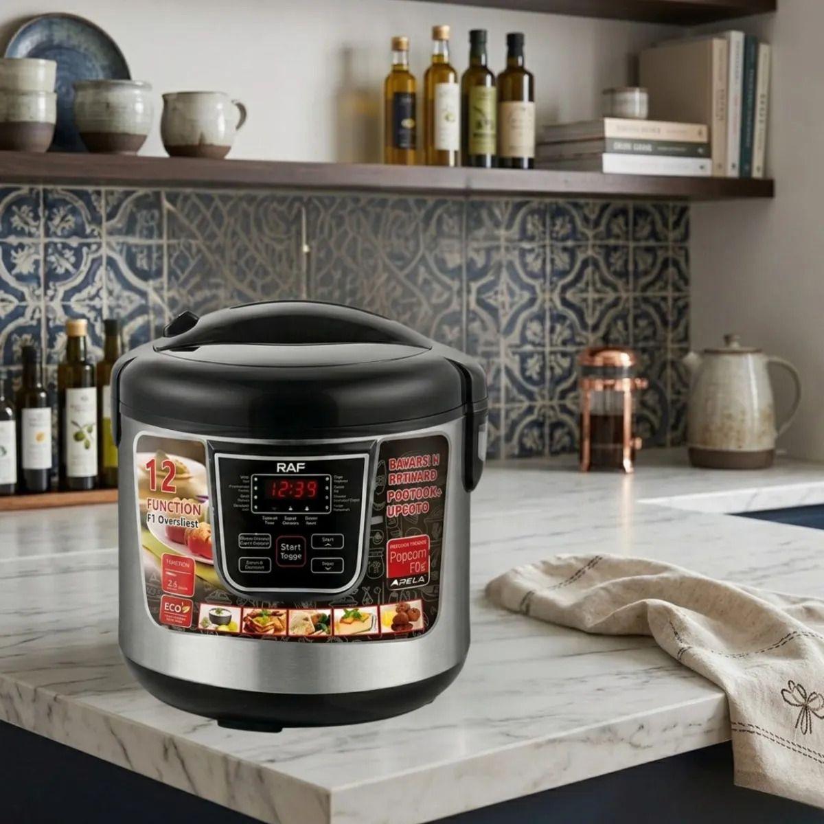 Olla Inteligente Multifuncional Cocina Pantalla Led ALJ-7