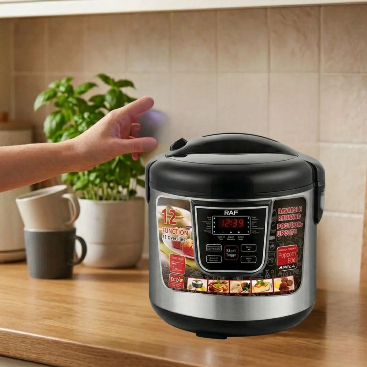 Olla Inteligente Multifuncional Cocina Pantalla Led ALJ-8