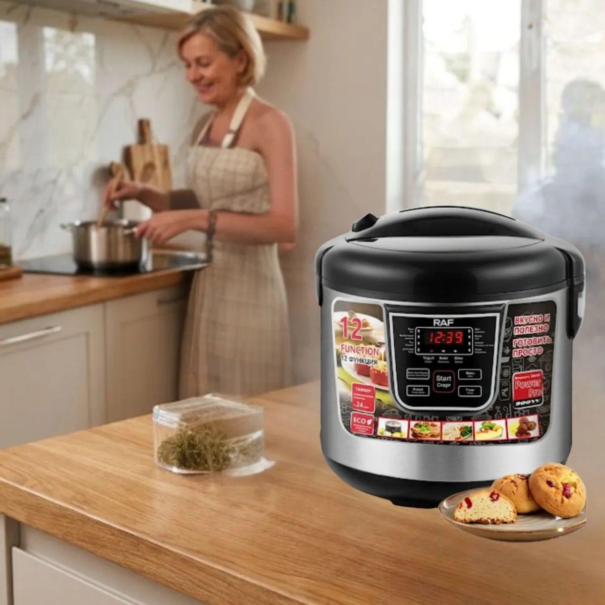Olla Inteligente Multifuncional Cocina Pantalla Led ALJ-9