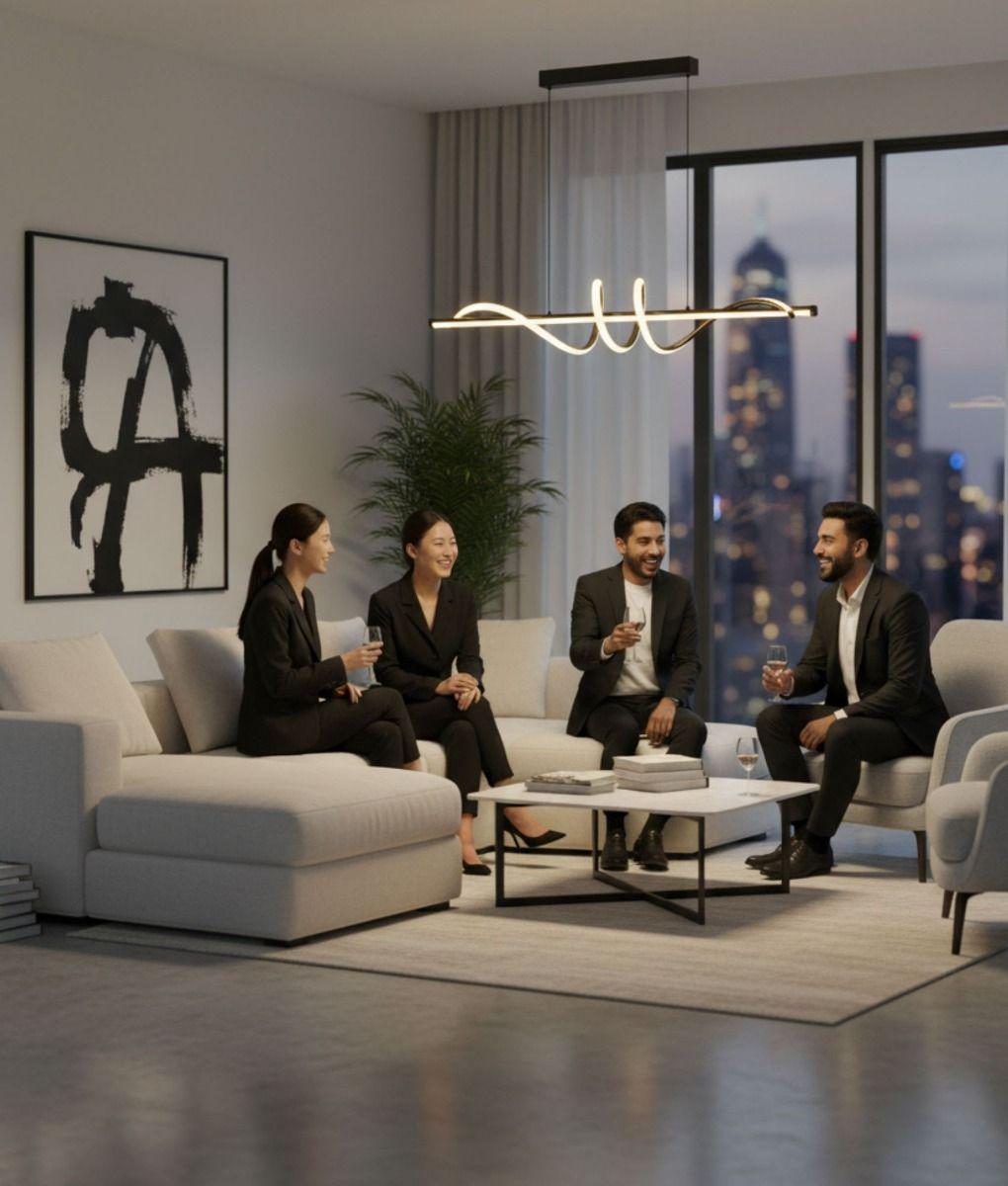 Lámpara Colgante Techo Moderno LED Decorativa Hogar Jhn-3