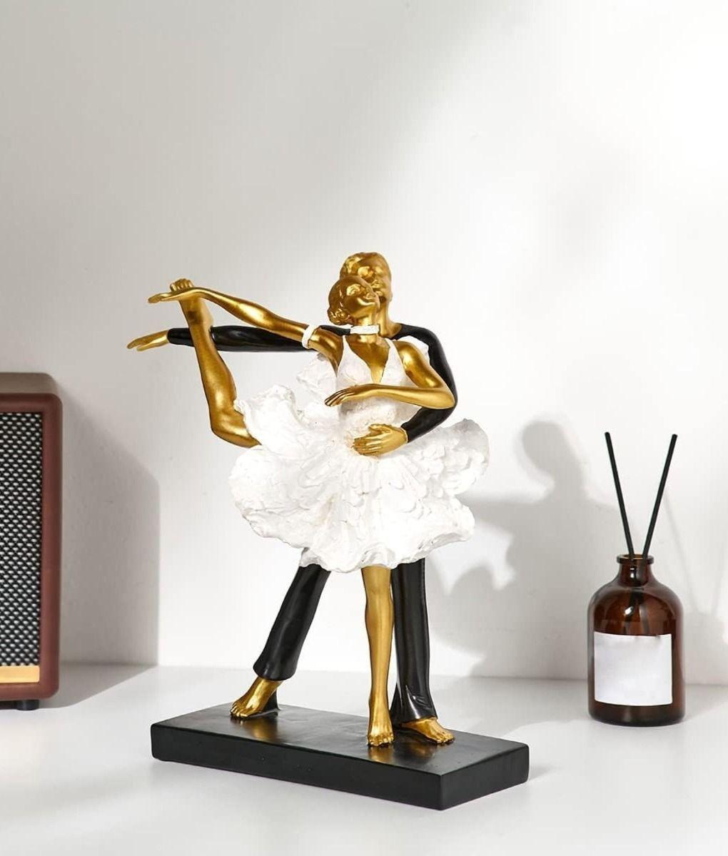 Figura Decorativa Pareja Bailando Estatua Ballet Adorno Jhn-5