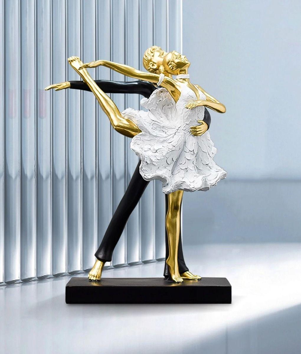 Figura Decorativa Pareja Bailando Estatua Ballet Adorno Jhn-6