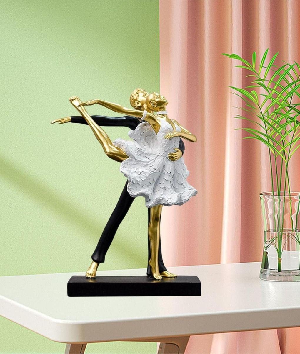 Figura Decorativa Pareja Bailando Estatua Ballet Adorno Jhn-7