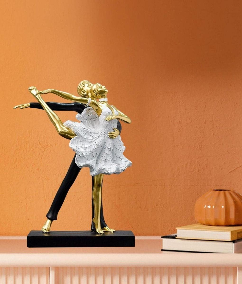 Figura Decorativa Pareja Bailando Estatua Ballet Adorno Jhn-8