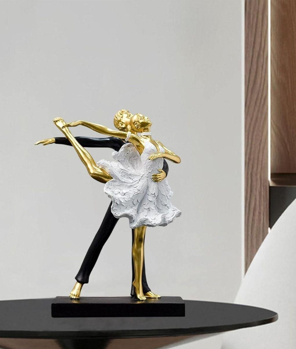 Figura Decorativa Pareja Bailando Estatua Ballet Adorno Jhn-9