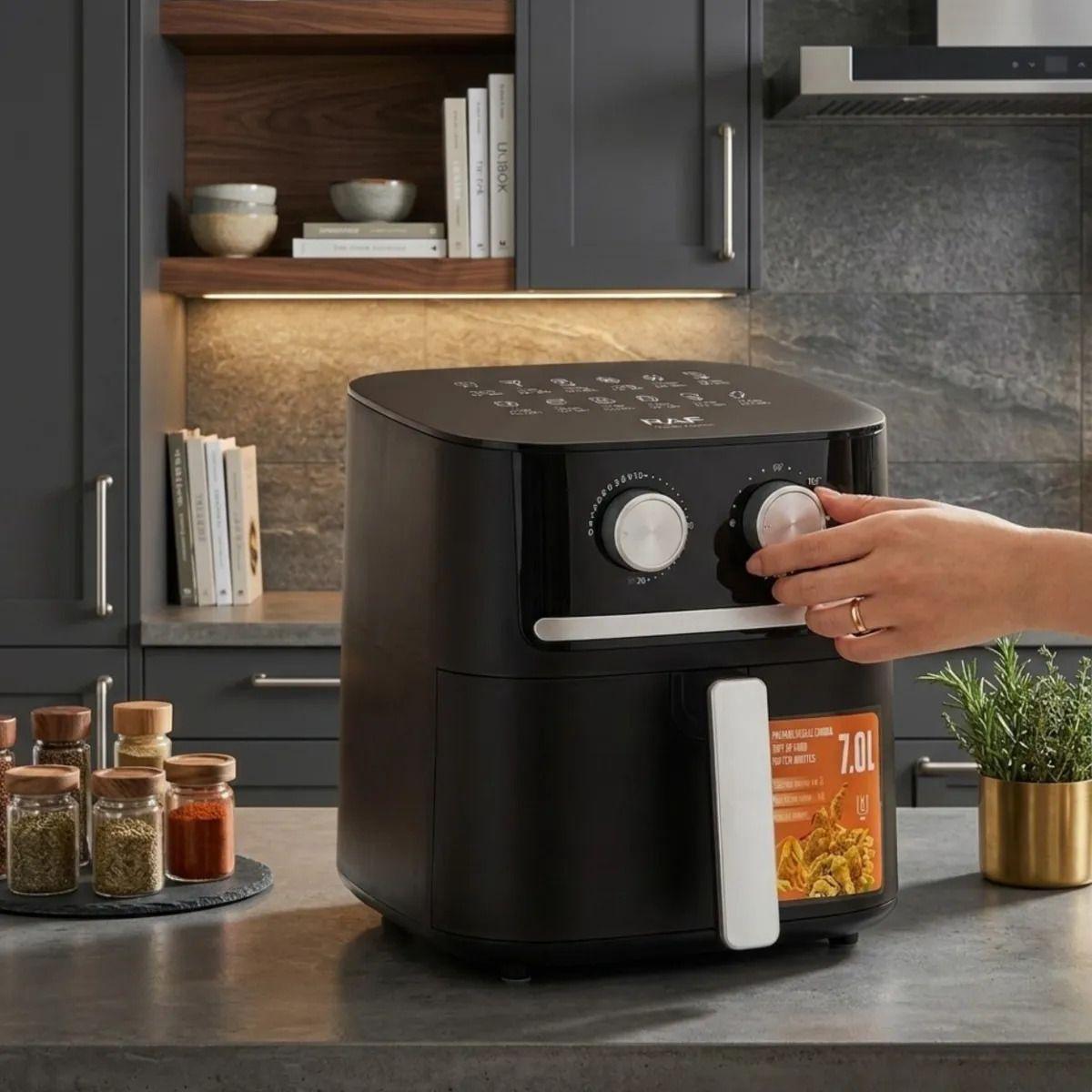 Freidora Aire Cocina Sin Aceite Saludable 360 Grados ALJ-7