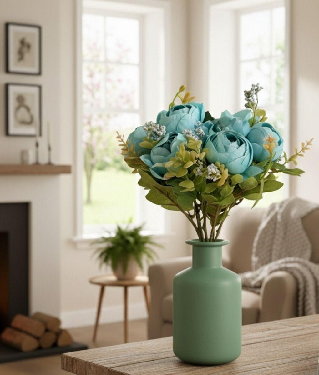 Set 3 Ramo Flores Artificiales Belleza Adorno Frescura Jhn-7