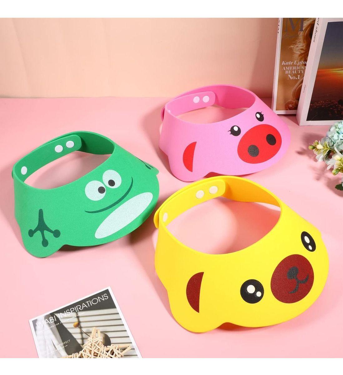 SET 10 VISERA GORRO DUCHA PROTECTOR OJOS 0-6 AÑOS LAU-4