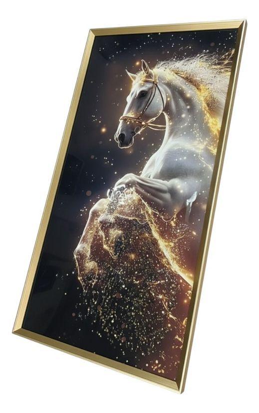 Cuadro Decorativo Arte Corcel Místico Adorno Pared Jhn-2