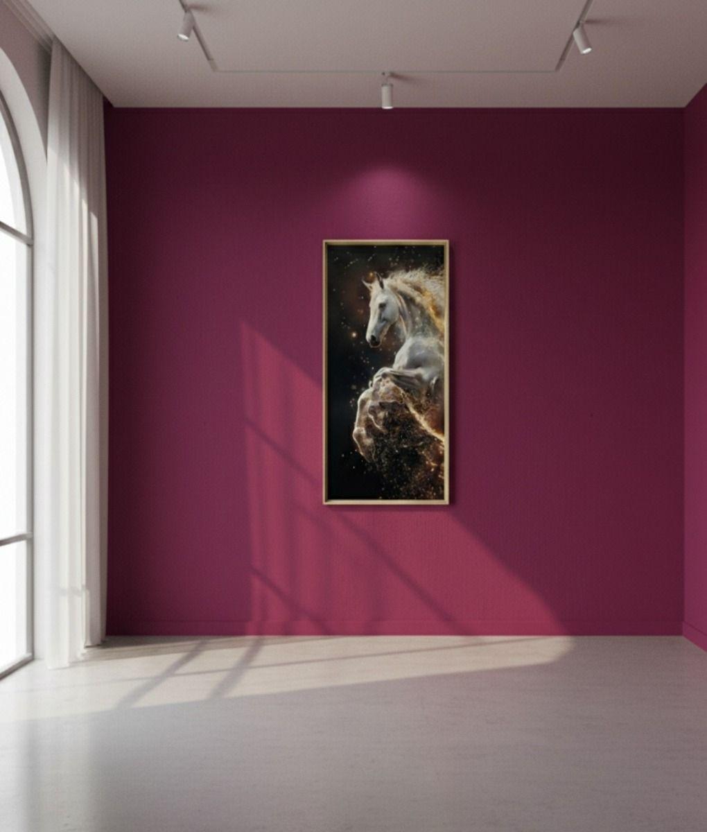 Cuadro Decorativo Arte Corcel Místico Adorno Pared Jhn-9