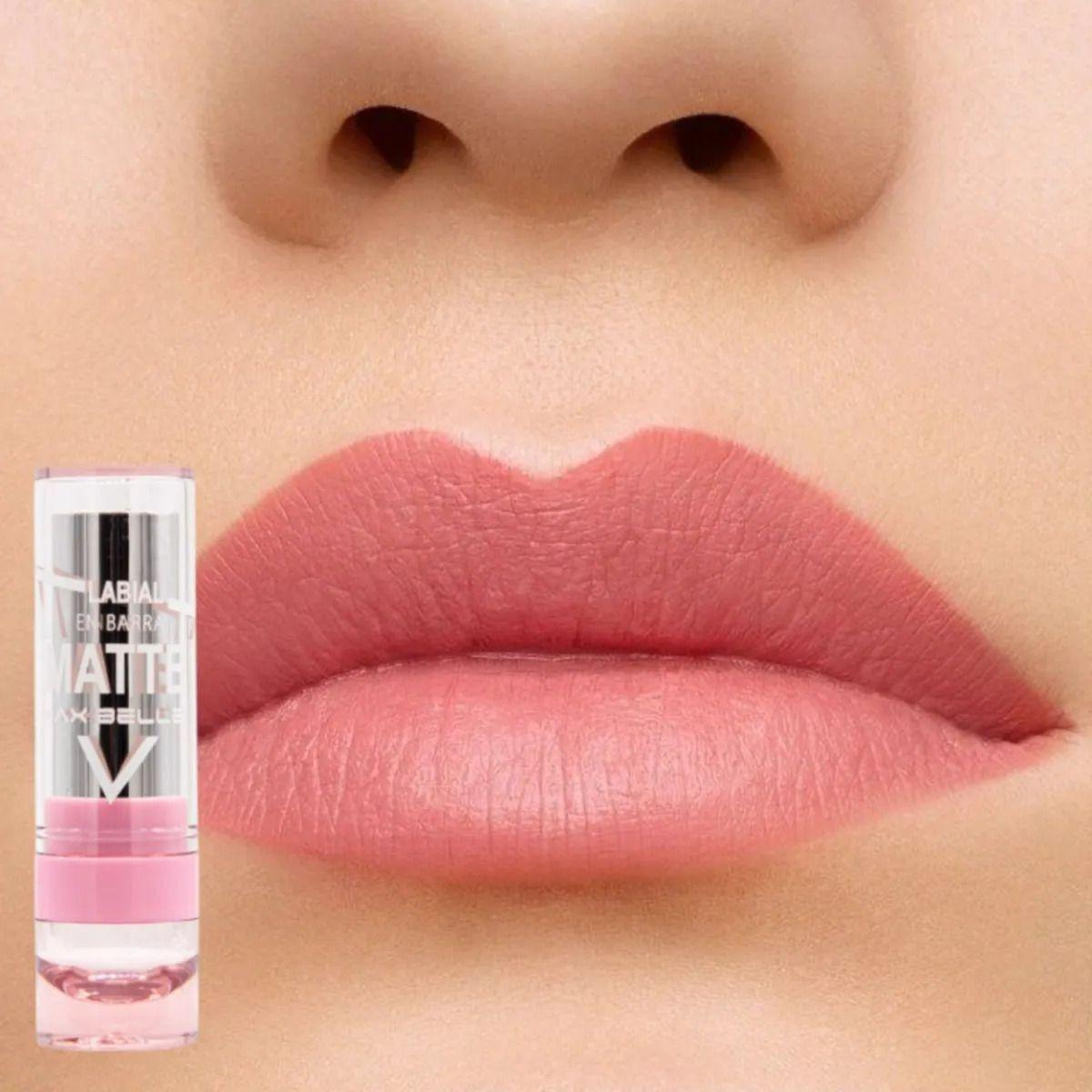 Set 2 Labiales Mate Envase Lujo Acabado Aterciopelado ALJ-7