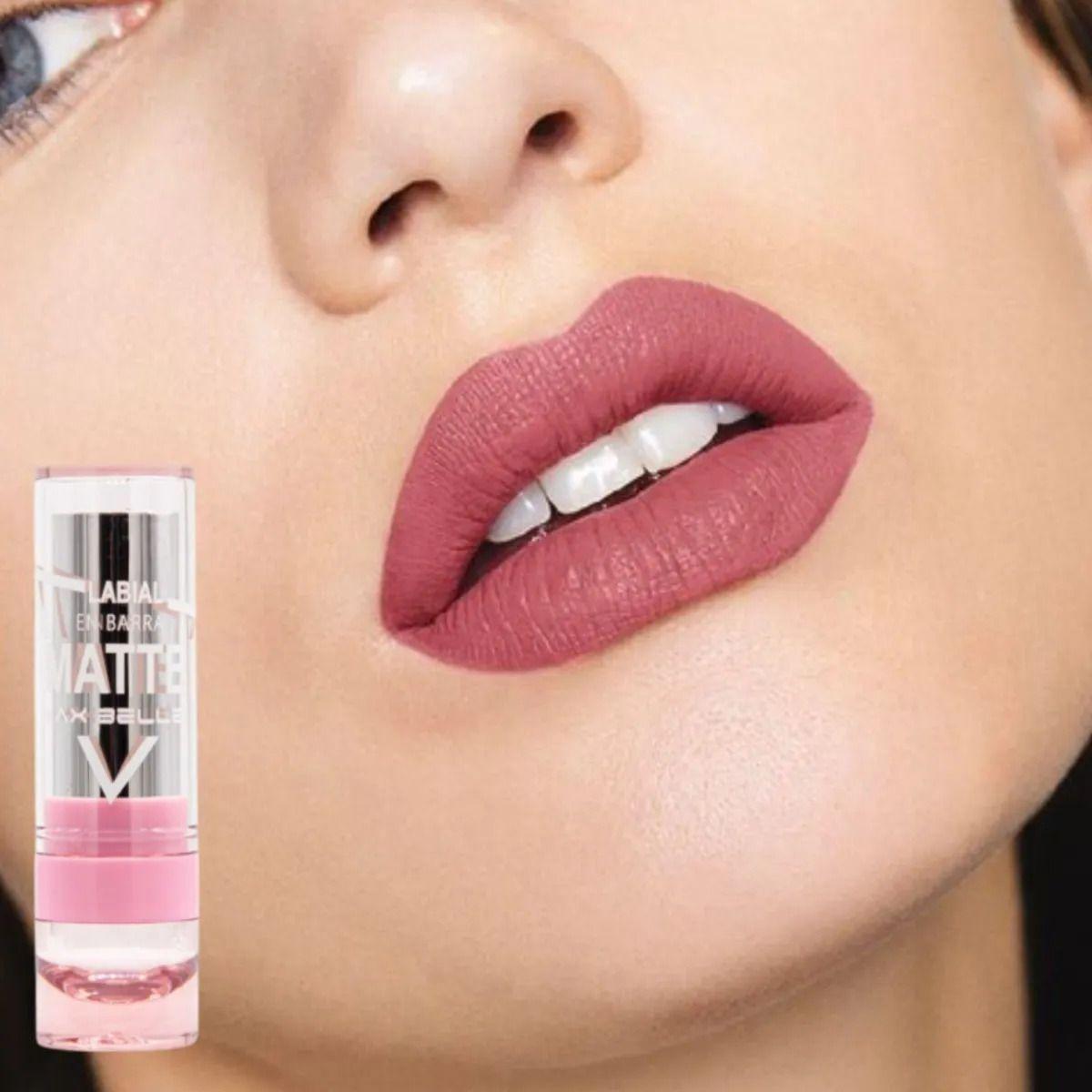 Set 2 Labiales Mate Envase Lujo Acabado Aterciopelado ALJ-8