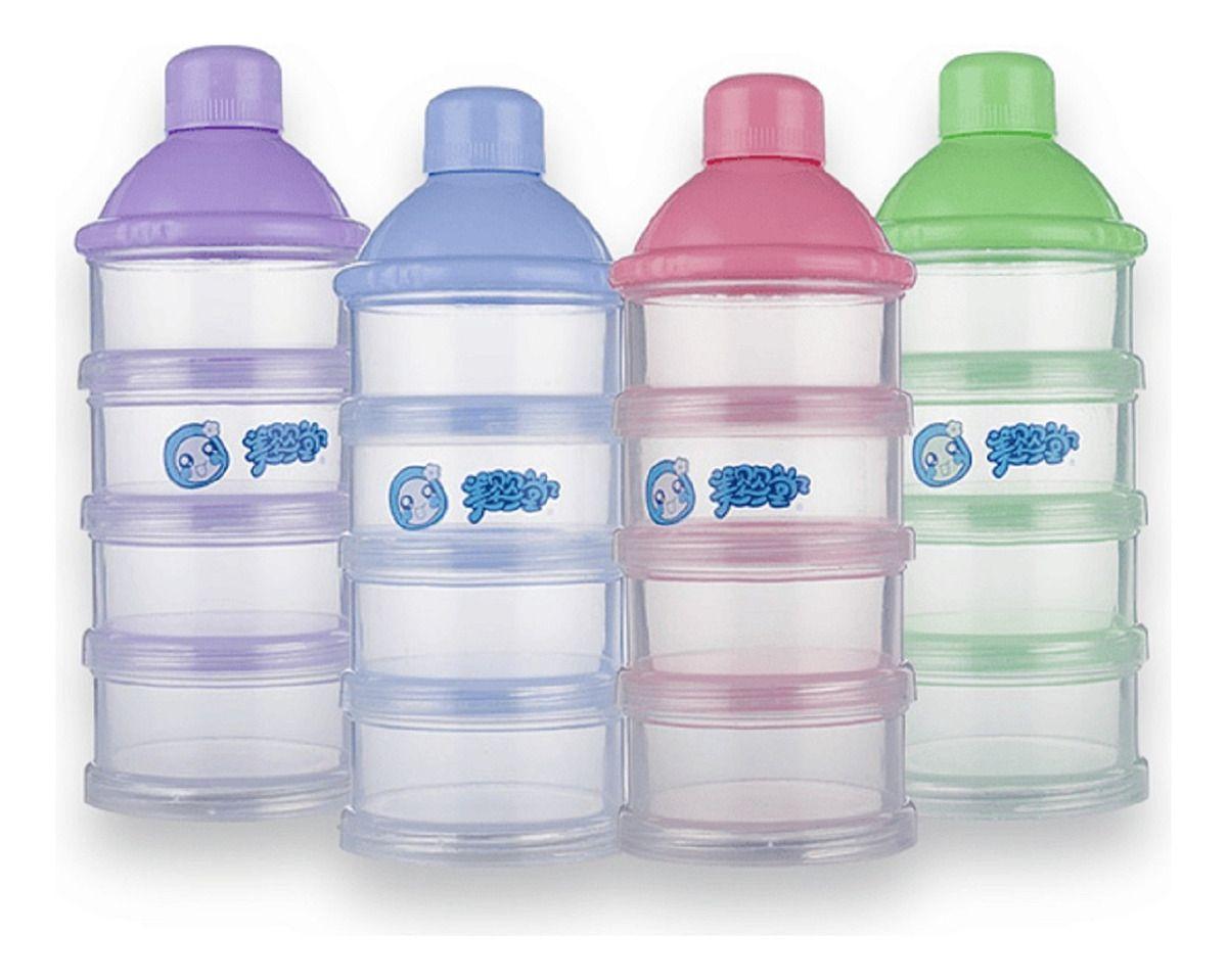 Set 5 Dosificador Dispensador Portatil Leche Bebe Lau-9