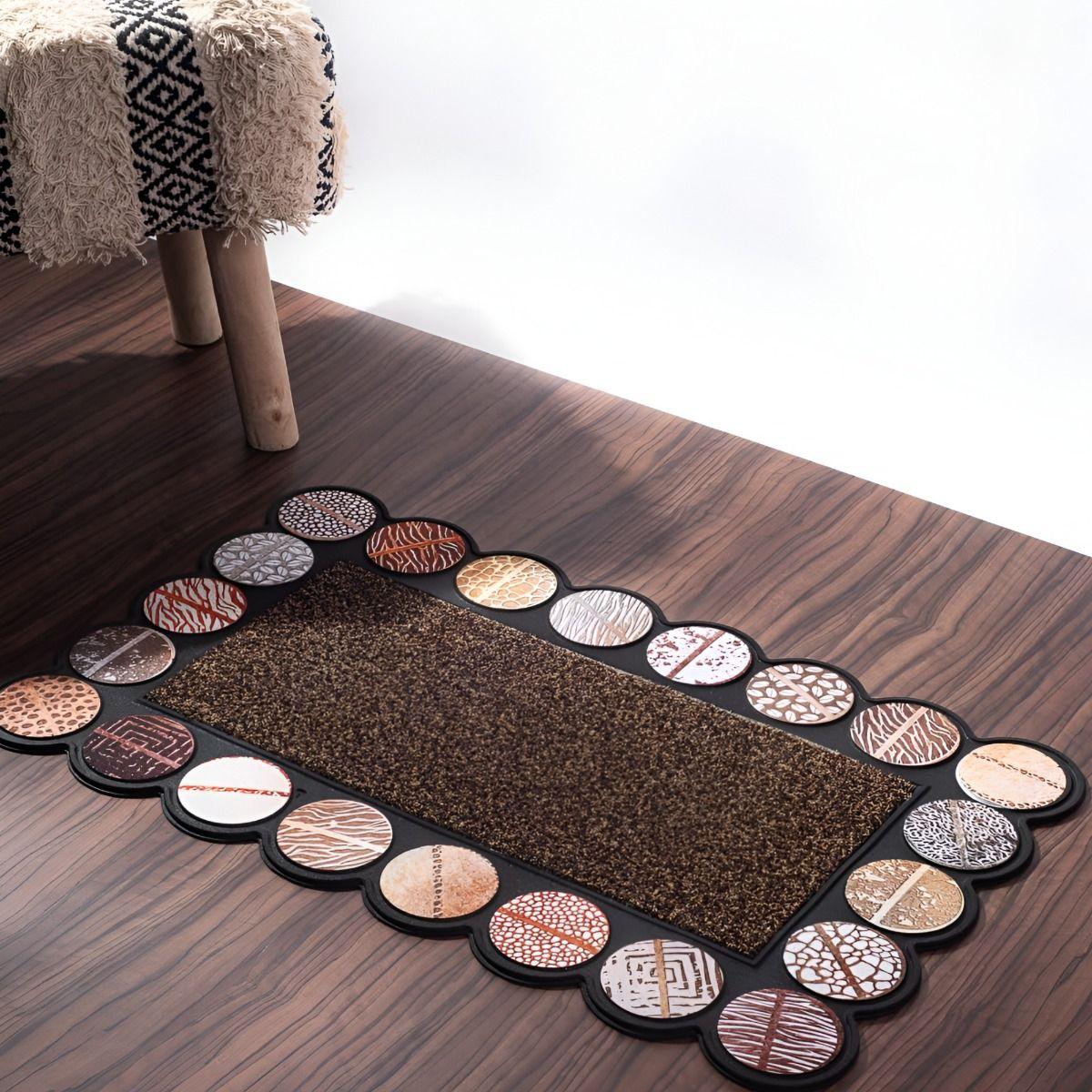 Alfombra Decorativa Goma 3D Interior Exterior Jhn-4