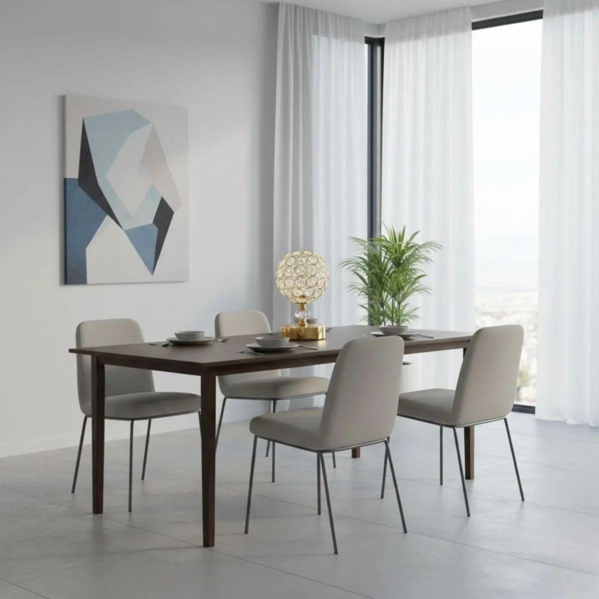 Lámpara Mesa Esfera Destellos Elegancia Modernidad AJ-6