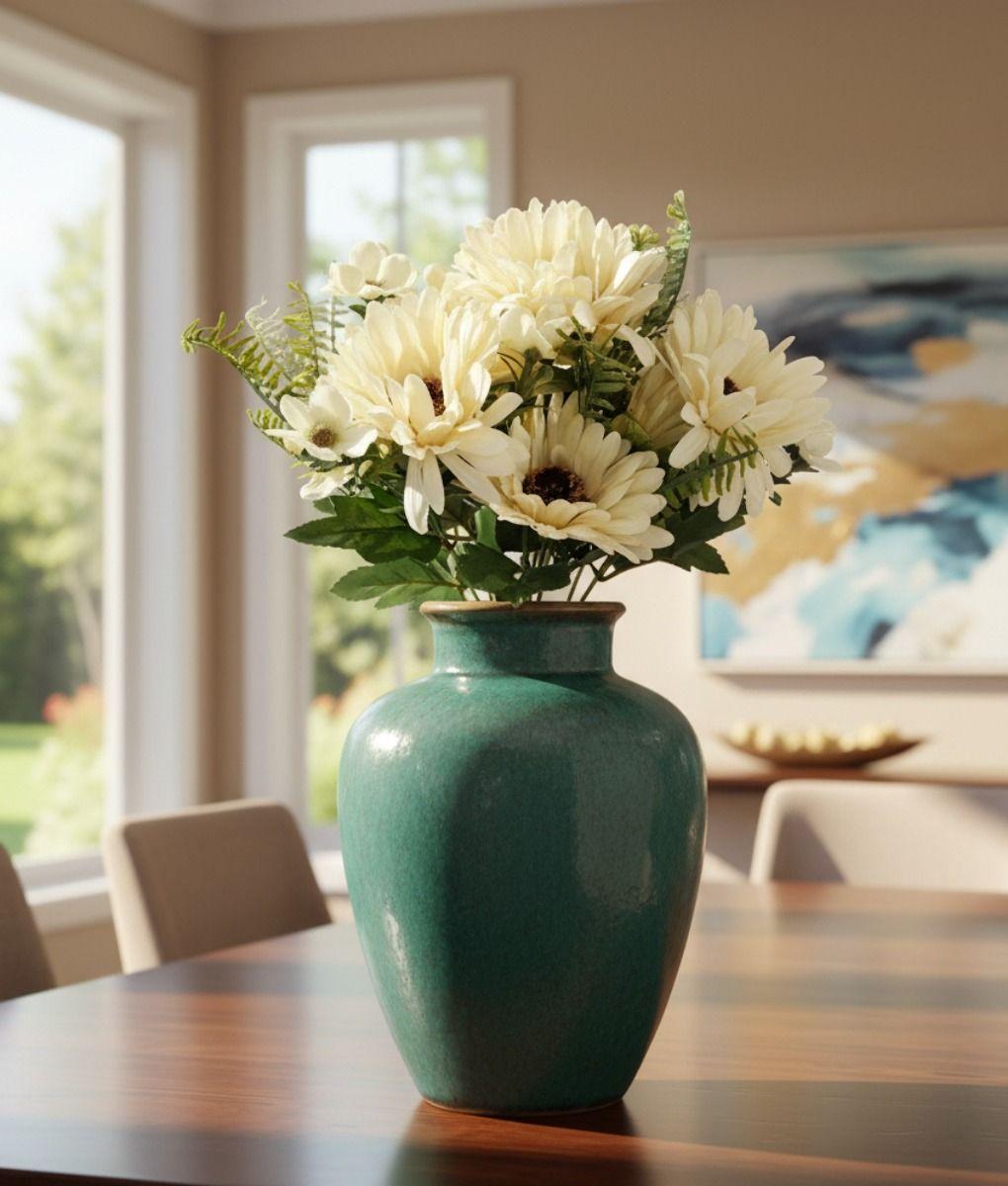 Set 2 Ramo Flores Artificiales Margaritas Girasoles Jhn-7