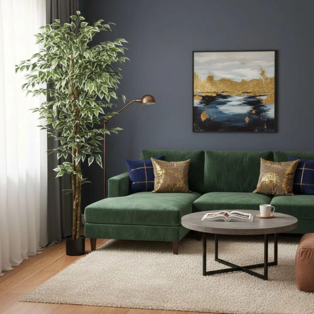 Planta Artificial Decorativa Alta Troncos Texturizados ALJ-8