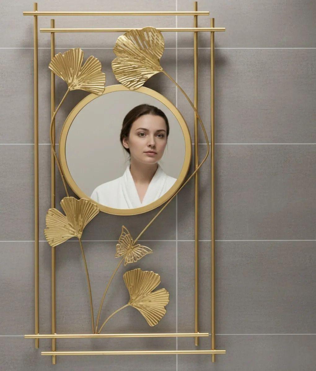 Espejo Pared Decorativo Estilo Inspiración Botánica Jhn-4