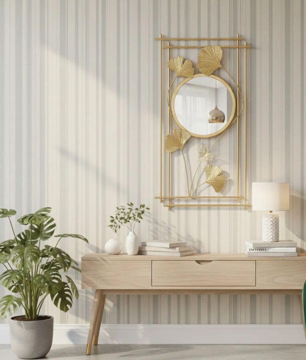 Espejo Pared Decorativo Estilo Inspiración Botánica Jhn-8