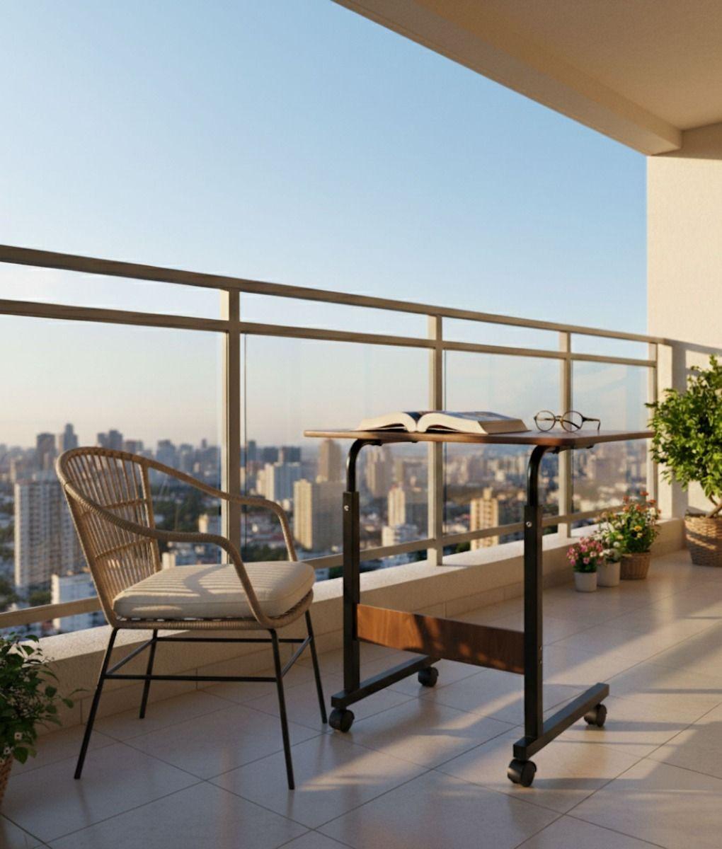 Mesa Centro Lateral Multifuncional Moderno Auxiliar Jhn-7