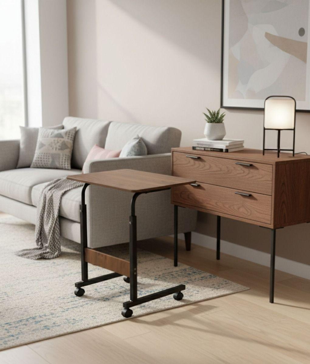 Mesa Centro Lateral Multifuncional Moderno Auxiliar Jhn-9