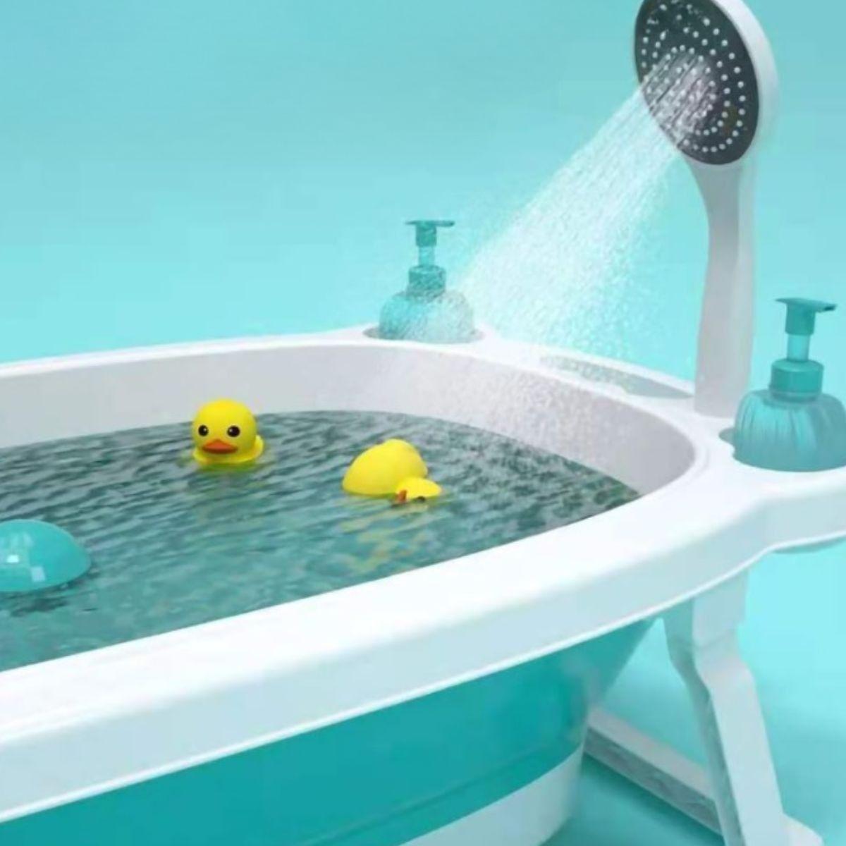 BAÑERA MULTIFUNCIONAL PLEGABLE DIVERTIDA PARA BEBE LAU-3