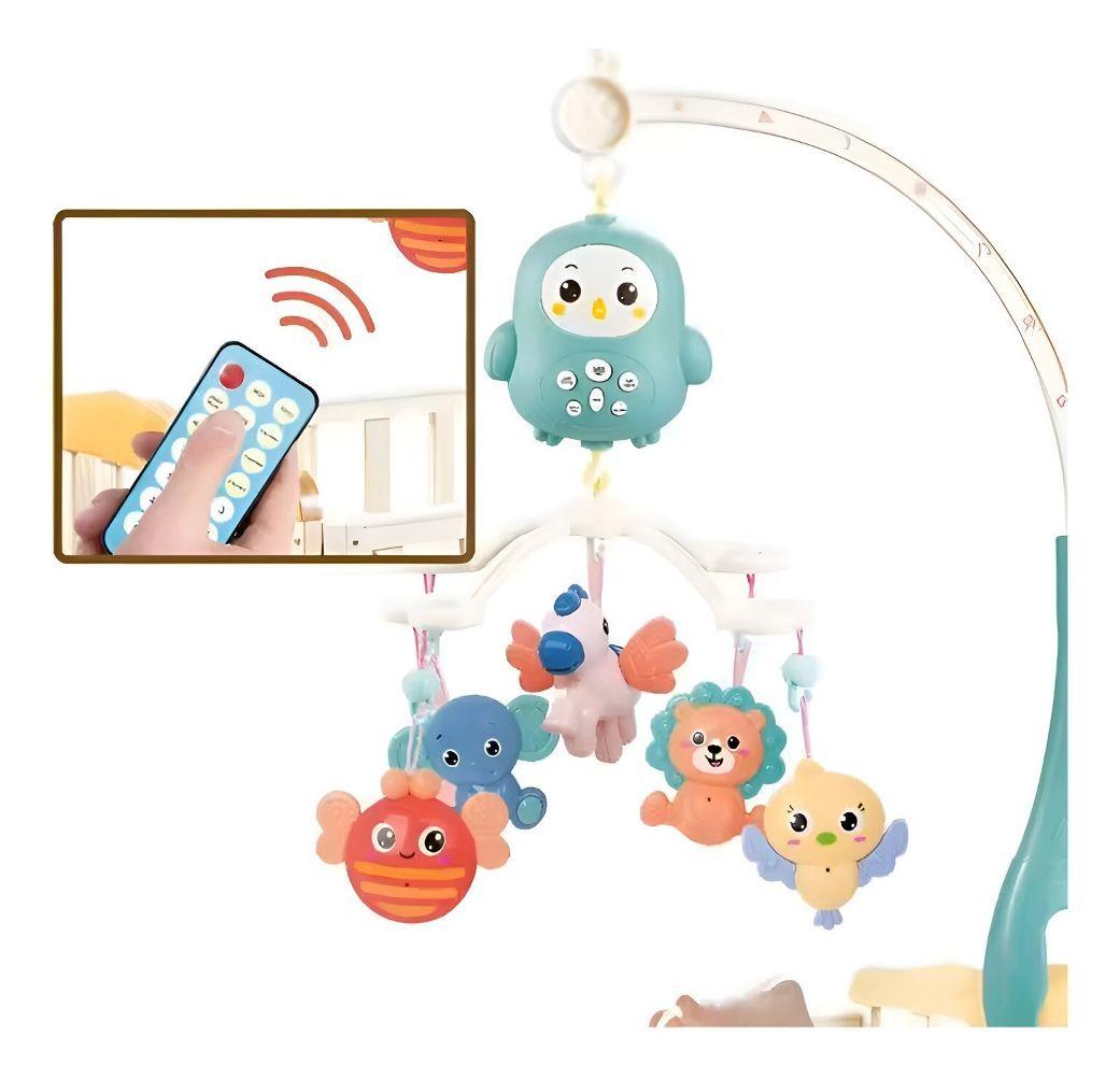 Móvil Musical Cuna Bebé Giratorio Colgante Luz Soporte Jhn-2